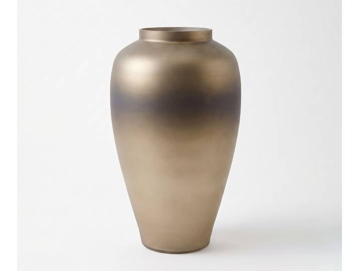 Vase Somera B29 x T29 x H52 cm Glas Aurum Mundgeblasen, Wohnaccessoires