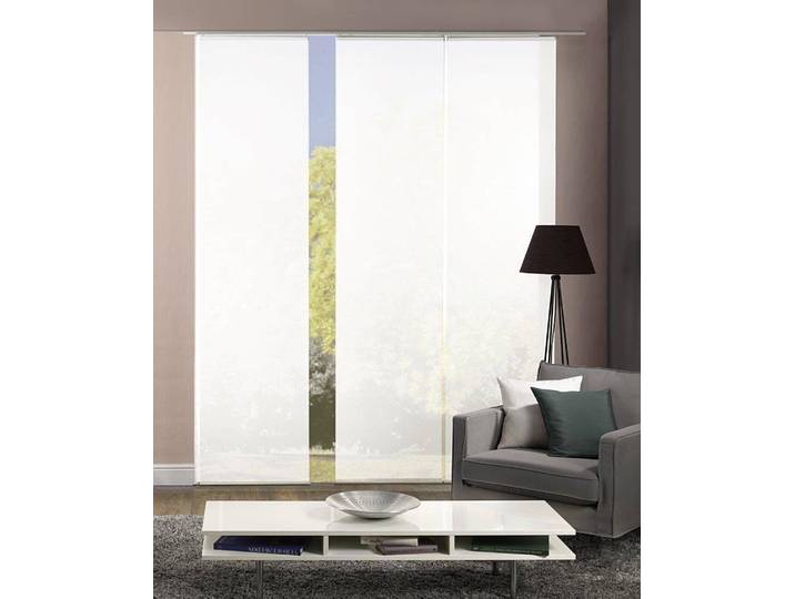 Rideau coulissant 60 x 245 x 0cm Blanc Lot de