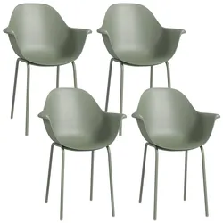 Outsunny - Gartenstuhl - 59L x 55B x 84H cm - grün