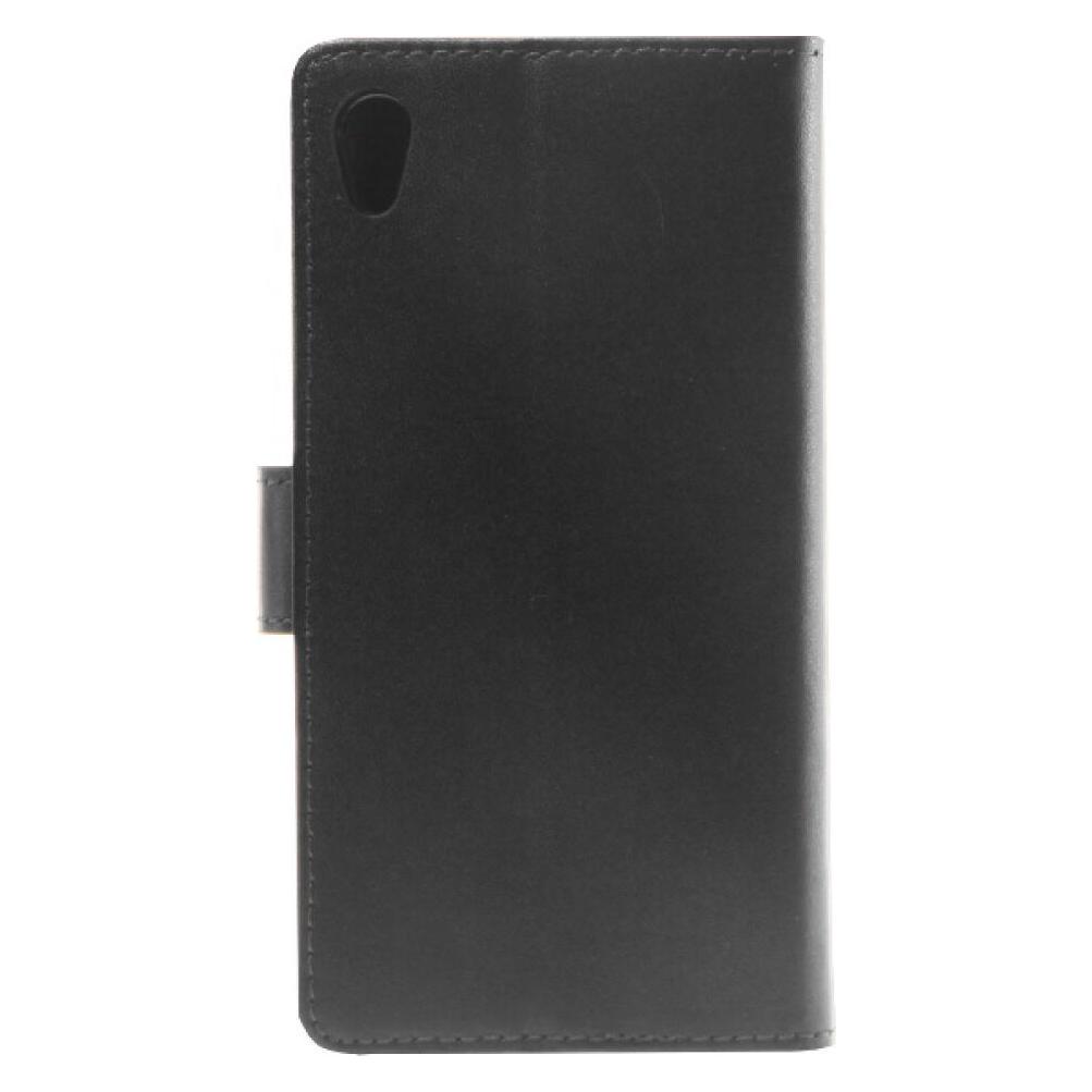 Slim Leather Book Case for Sony Xperia Z5 - black 4250710565238 (Sony Xperia Z5) (25445206)