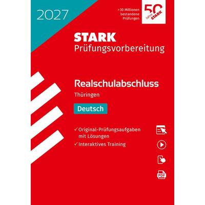 STARK Deutsch - Realschulabschluss 2027 Thüringen - Prüfungsvorbereitung, Set von , Stark Verlag GmbH, 978-3-8490-6796-0