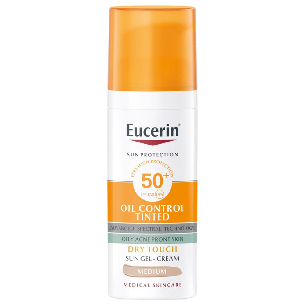 Eucerin Sun Protection Oil Control SPF50+ Sun Gel-Cream Dry Touch 50mL Medium SPF50+