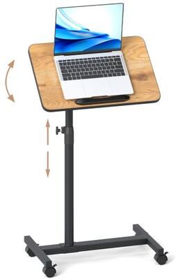 Costway Overbed Rolling Food Tray Table