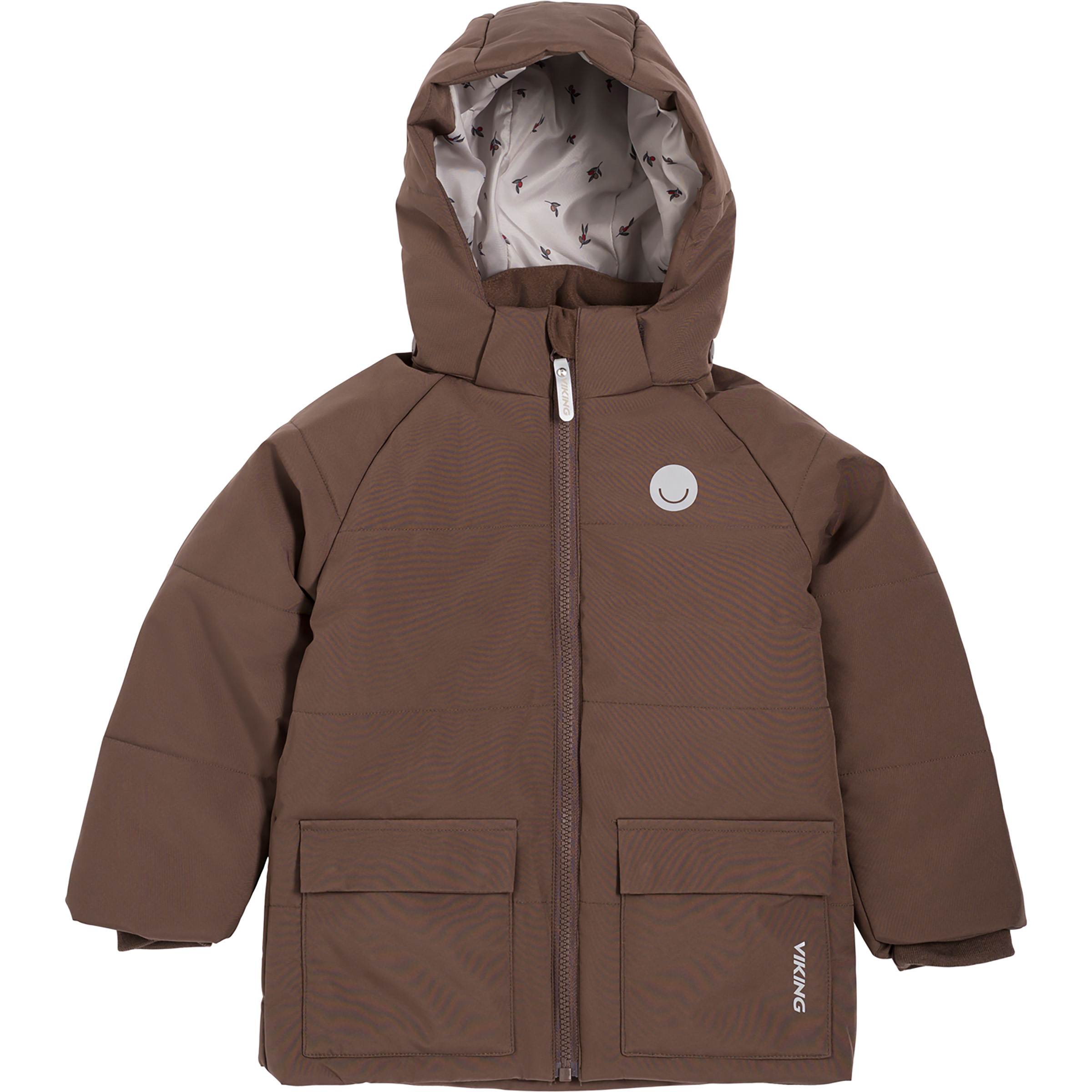 Viking Kenza X Viking Puffy Parka Kinder Isolationsjacke braun Größe 122 Lifestyle Wasserdicht
