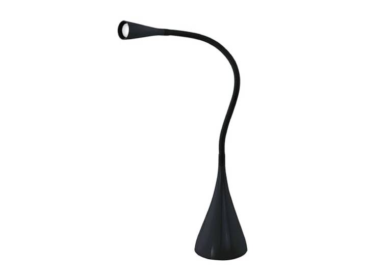 EGLO Lampe de table LED Snapora\, lampe de bureau 1 flamme avec commande tactile\, dimmable\, design moderne minimaliste en plastique et aluminium de qualité\, lampe de bureau noire