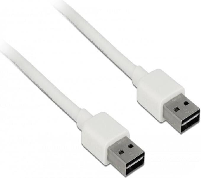 Delock 85194 USB 2.0-kabel, wit, 2 meter