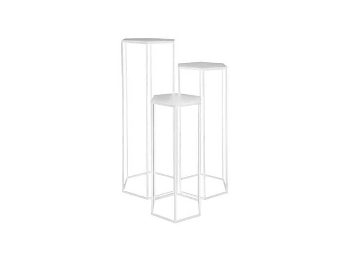 Sellette - Home Deco Factory - Gigogne - Métal - Blanc