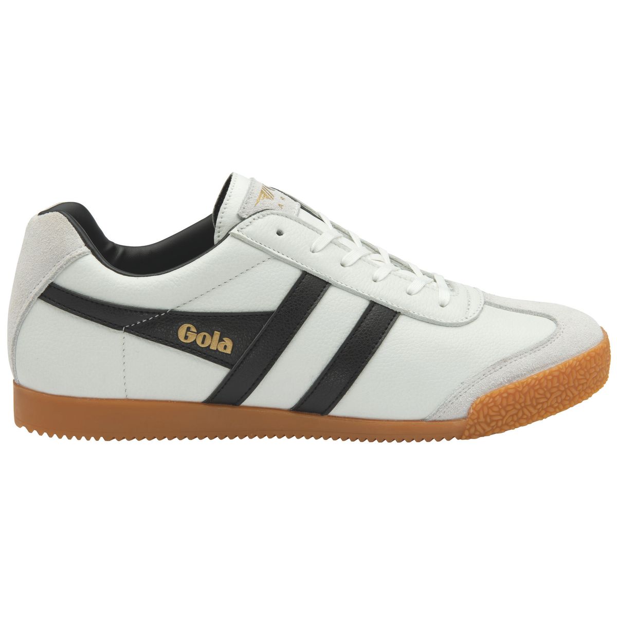 Gola Harrier Leather Sneaker Men white/black/black (WB) 40 CMB426-WB-40-whiteblackblack