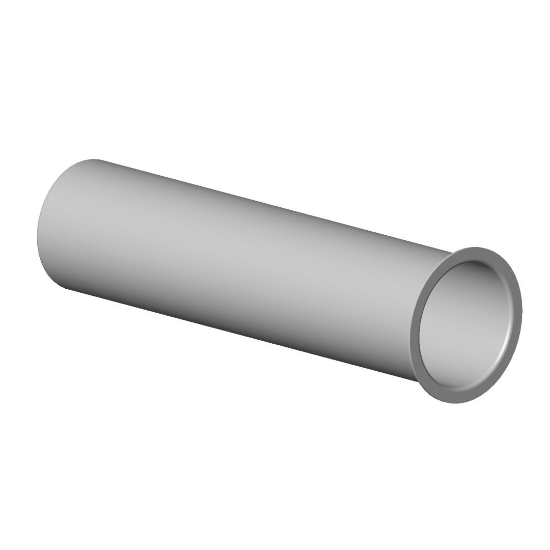 Dornbracht Rohr Ersatzteile 092820055 D. 32 x 129 mm chr gebürstet 092820055-93