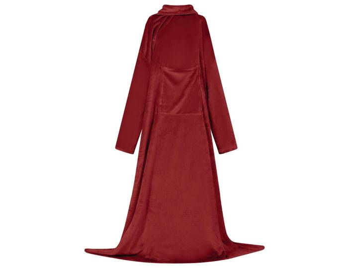 vidaXL Decken-Hoodie Bordeauxrot F Flanell