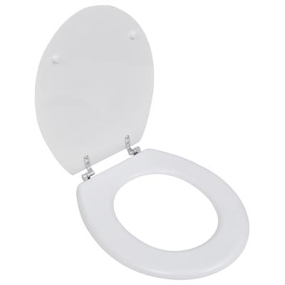 Helloshop26 - WC-Sitz mit Deckel Standard-WC-Becken weißes MDF 02_0002878