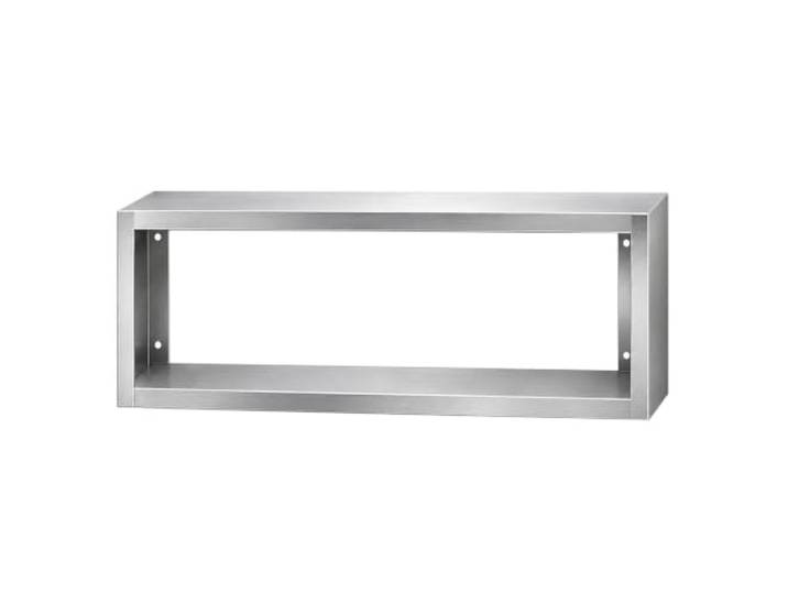 Yqyc Wandschrank Für Die Küche, Offener Edelstahl-Wandschrank Vielseitiges Regal, Wandschrank mit großem Fassungsvermögen, einfache Montage, für die Küche(150cm/59in)