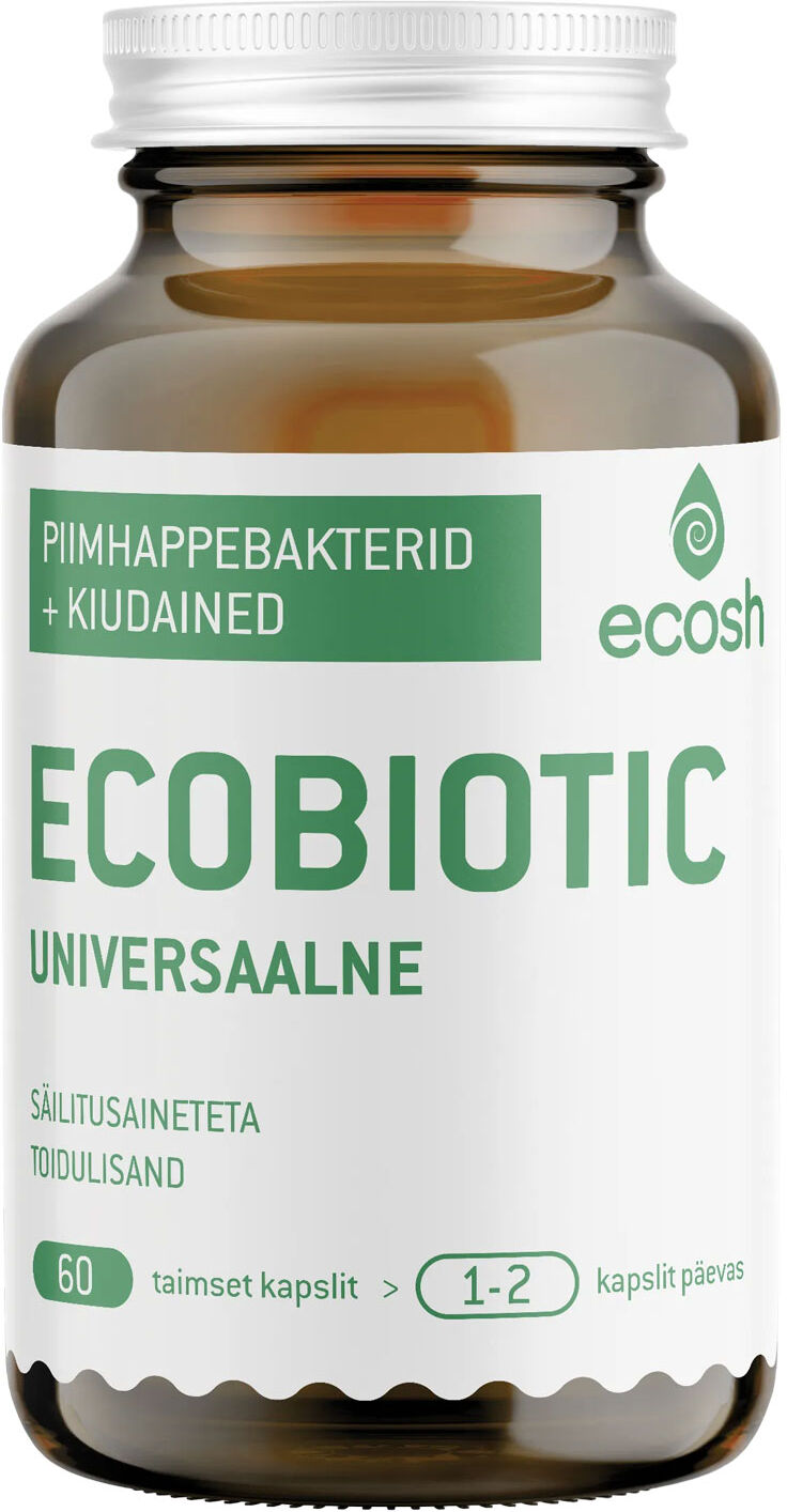 ECOSH Ecobiotic Universal Probiotics + Fibre Capsules 60pcs