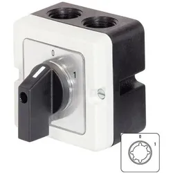 Benedict Ein/Ausschalter 1p 2stuf 440V 20A IP40 M10 P A1+G2, Schalter + Taster