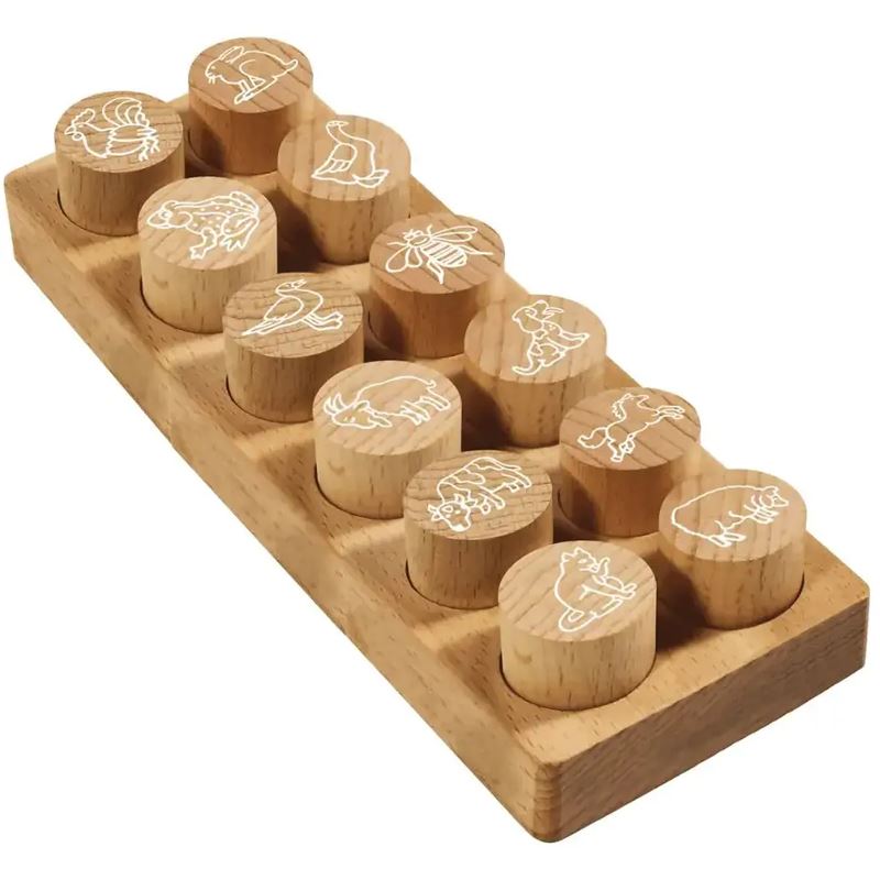COLOP WOODIES Stempel-Set "farm Animation" retail