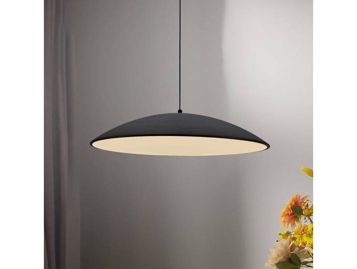 Schöner Wohnen Hängeleuchte LENTE, dimmbar, schwarz, für Wohn- / Esszimmer, Metall, Modern