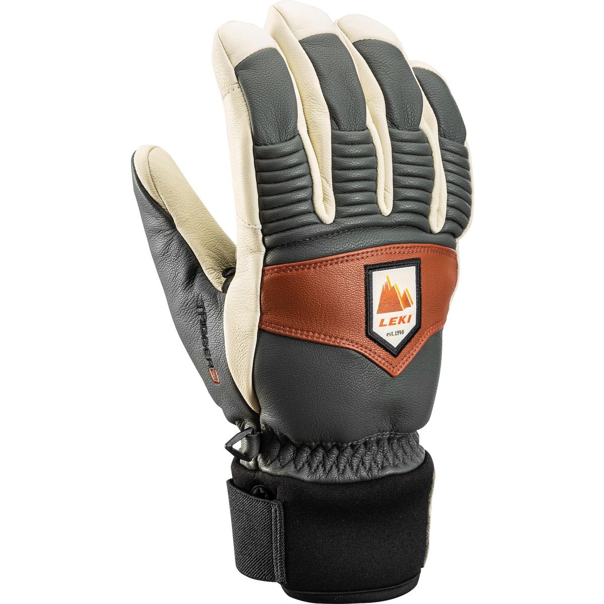 LEKI Patrol 3D graphite-off white-maroon 6.0 651811302060