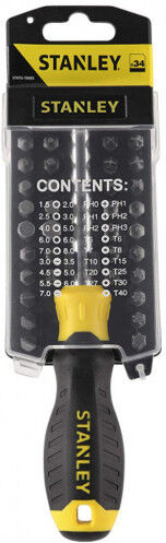 Stanley STHT0-70885 Set de tournevis multifonction 34 pieces