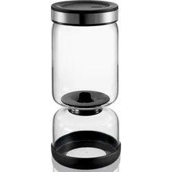 GEFU Abtropfglas Lavina 23 cm Glas Schwarz L (Large)