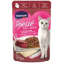 Vitakraft Katzenfutter Poesie DeliSauce, Herz - 23 Beutel