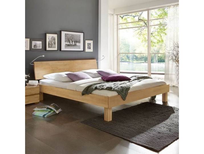 Bett Riga Buche Massivholz 140x200cm