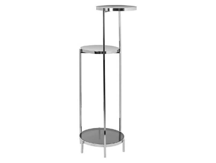 Fink Beistelltisch Dekosäule Isara Silber (102cm)