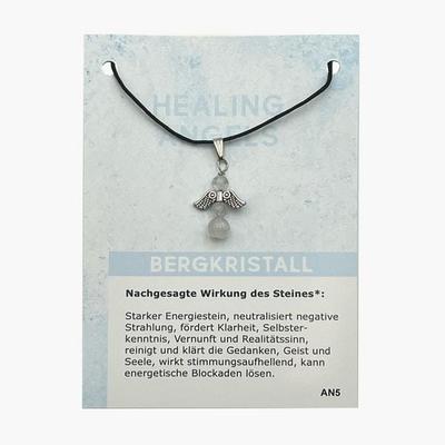 Bergkristall Minicard Healing Angels