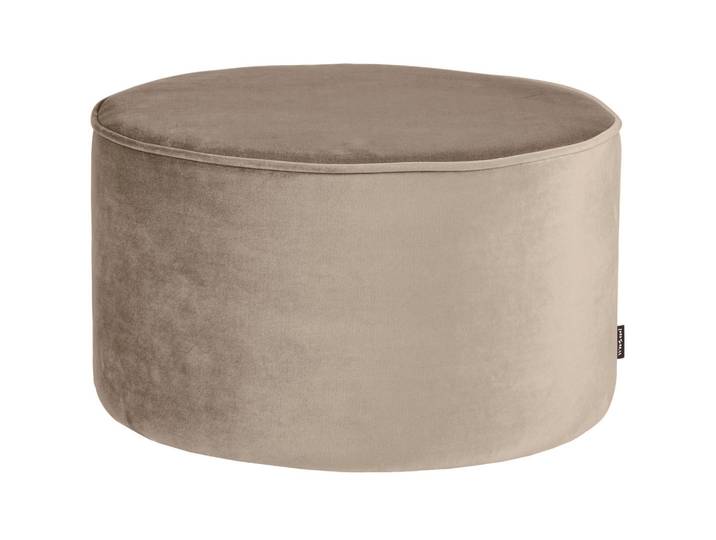 Livetastic Hocker Sara, Khaki, rund, 60x36x60 cm, Made in EU, Wohnzimmer, Hocker, Sitzhocker