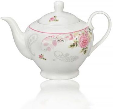 STP Goods English Rose Porcelain Teapot 40 oz. - 40.6 fl oz (1200 ml)