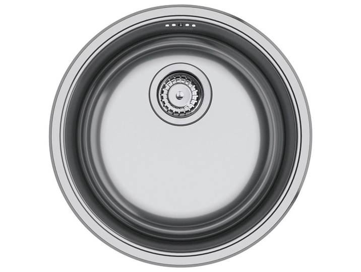 Franke Spüle Ronda ROX 610/110-38, Edelstahl, Metall, 43.5x17.0x43.5 cm, Küchen, Küchenausstattung, Küchenspülen, Edelstahlspüle
