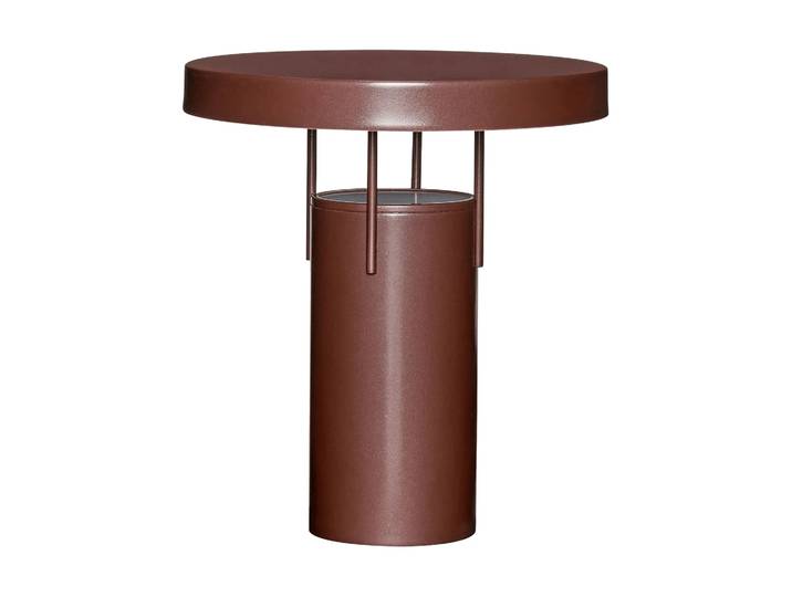 Hübsch BringMe tragbare Tischleuchte Metallic burgundy, 28 cm