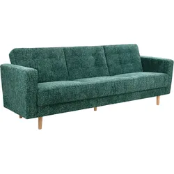 Tchibo - 3-Sitzer Schlafsofa »Janny« - 224x83x81cm - grün -