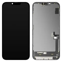 MP Display Unit f?r iPhone 14 Plus, Soft OLED FHD Diagnostic Version, Aftermarket, Black (Display, Apple iPhone 14 Plus), Mobilgerät Ersatzteile, Schwarz