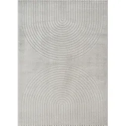 TEPPICHLÄUFER Geometrisch MUOTA Polypropylen Grau 80 x 150 cm