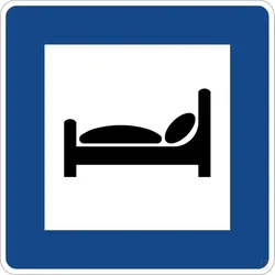 Klemos 2x2 – Verkehrszeichen Hotel 365-55