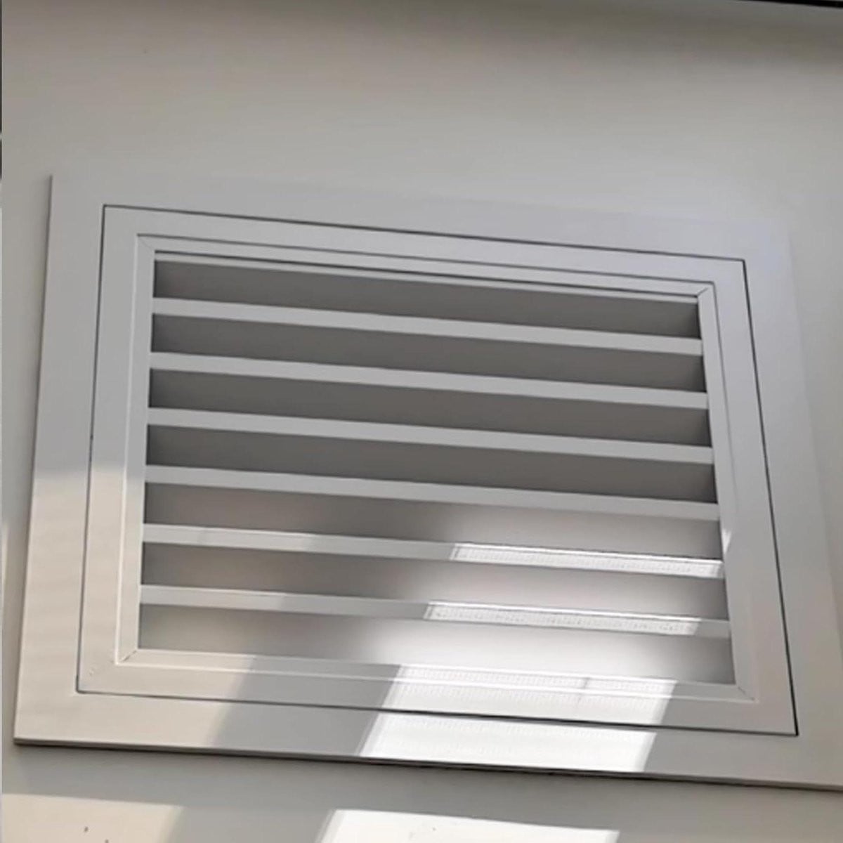 Aluminium Ventilatiepaneel Grille in het Wit