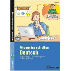 Förderpläne schreiben: Deutsch, Schulbücher von Marion Keil