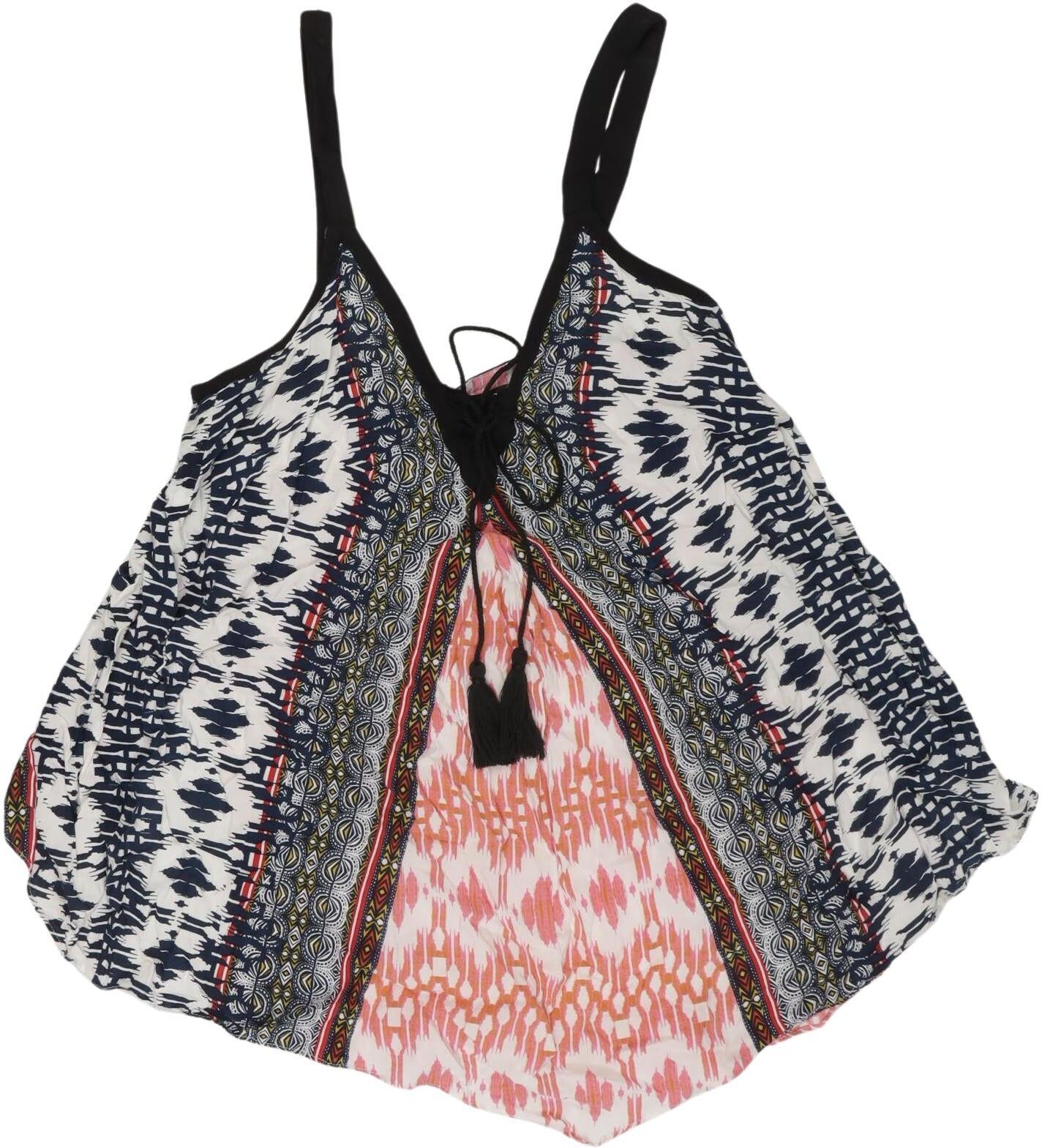 Warehouse Damen Top, Mehrfarbig, Gr. EU 34, Viskose / Synthetik / Baumwolle - Second Hand