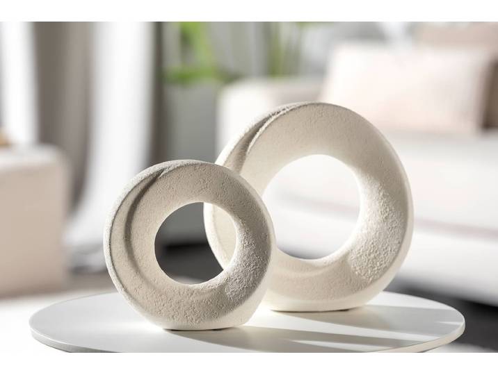 Objet déco Oggetto 22cm Blanc