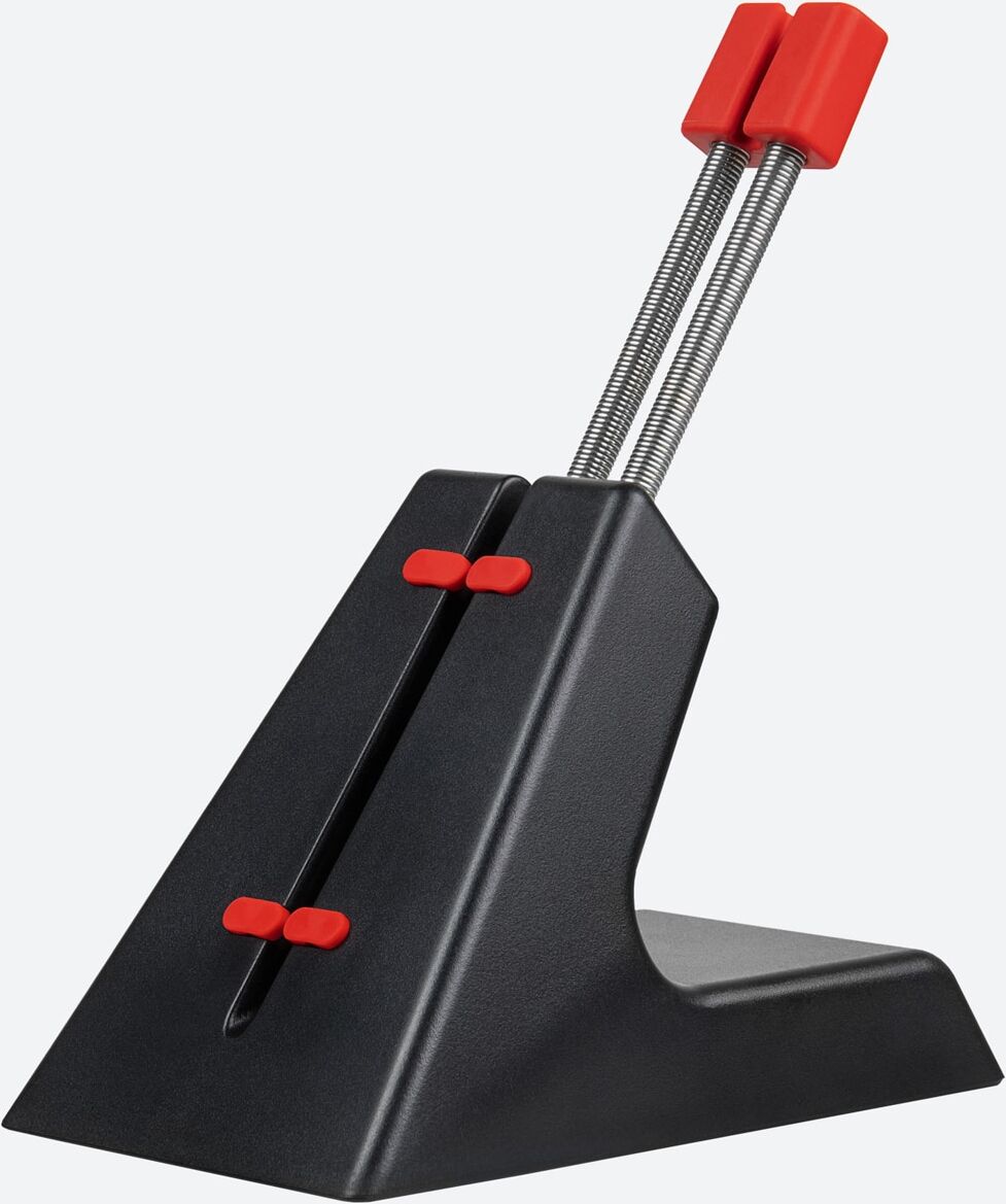 Arozzi Ratón Ancora Mouse Bungee Negro Rojo. Negro