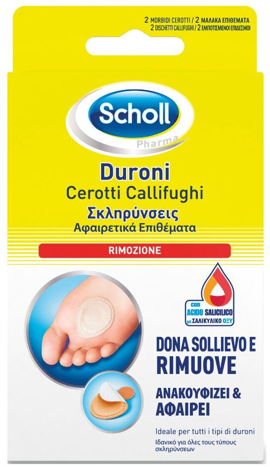 COOPER CONSUMER HEALTH IT Srl Scholl Cerotti Callifughi Duroni, 2 Pezzi