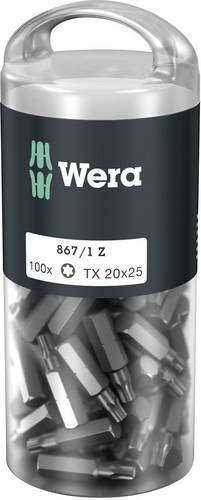 Wera 05072448001 867/1 Z TORX DIY 100 SiS TX-Bit Antrieb: 1/4 (6.3 mm) Abtrieb: TX TX 20 25mm