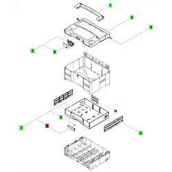 FESTOOL Griff Schublade SYS Combi Sort