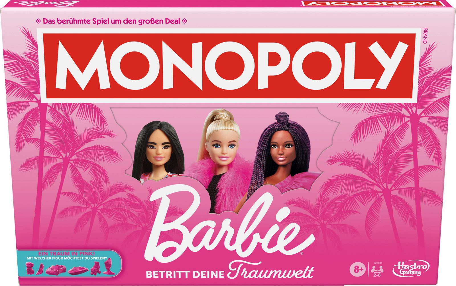 Hasbro Monopoly Barbie Bordspel