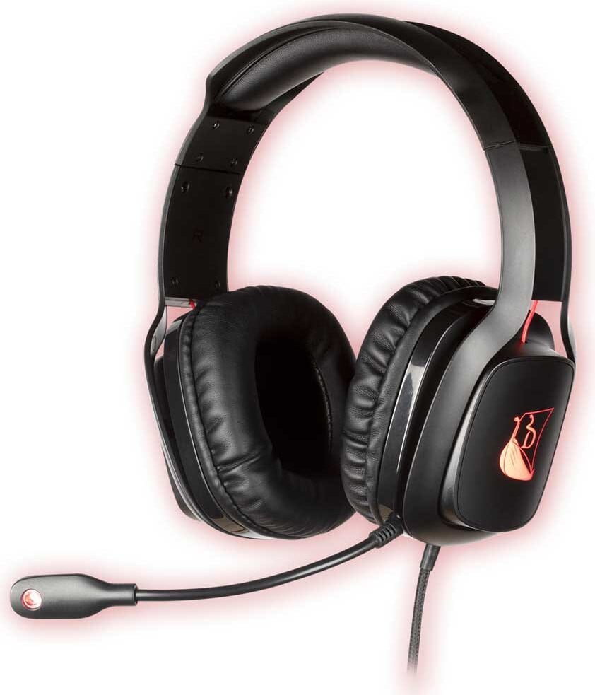 Konix Drakkar Mistlur Gaming-hoofdtelefoon, zwart, one size