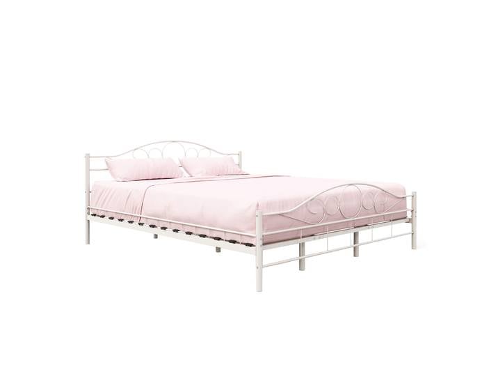 Metallbett AURELIE 180 x 200 cm weiss