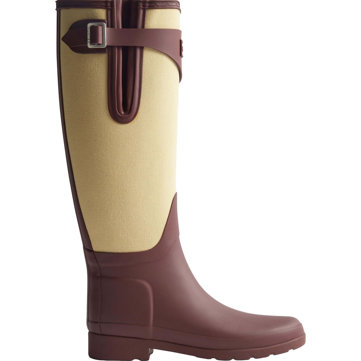 Hunter Womens Refined Tall Canvas Boot port royale (PG) 9 HFRW0013262-PG-9