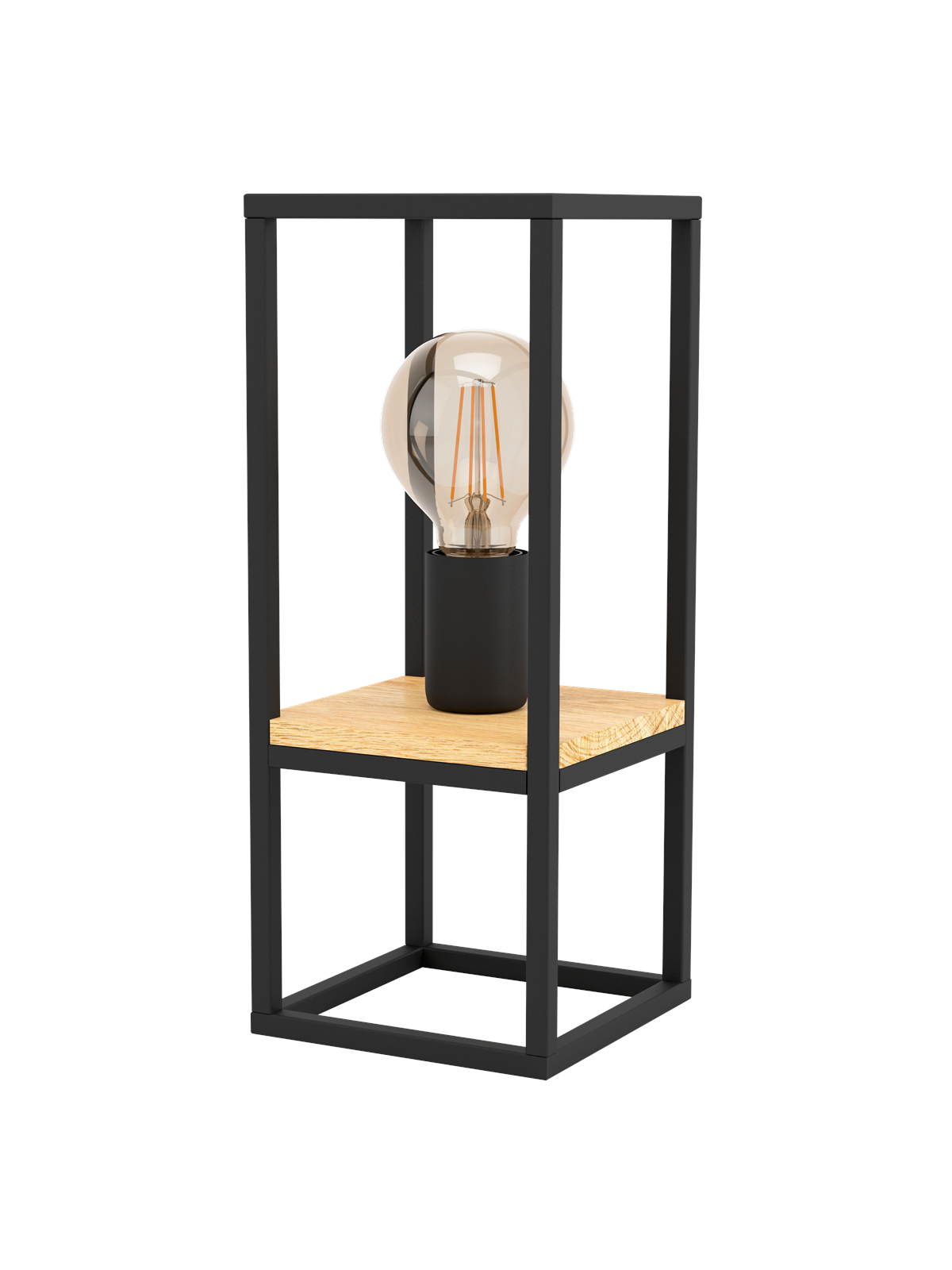 EGLO LIBERTAD Tischleuchte, schwarz, braun