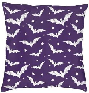 Uplifted Finds Pastel Goth Pink And Black Bats Pillow Cover Halloween Decorative Witch Cushion Case 45x45cm 13 60 X 60 Cm