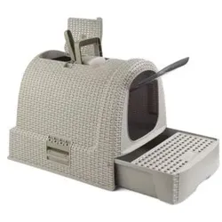 Curver Eco-Friendly Katzentoilette (Katzenklo offen), Katzenklo